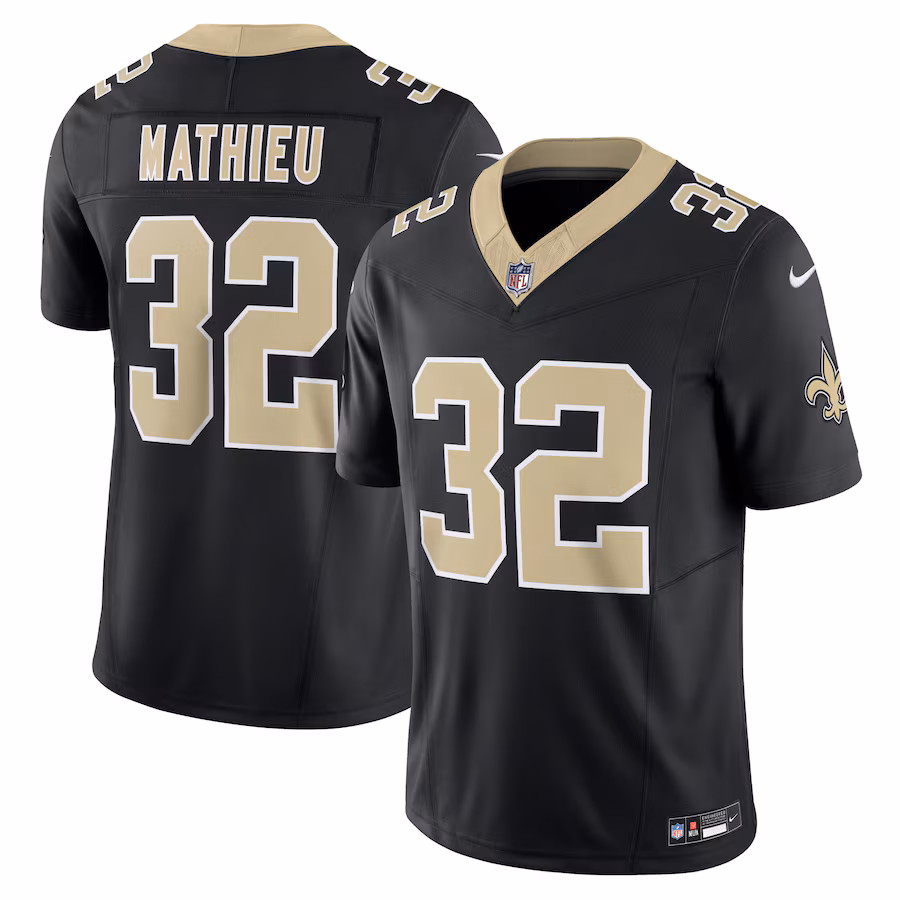Men's New Orleans Saints Tyrann Mathieu Nike Black Vapor F.U.S.E. Limited Jersey - Jersey