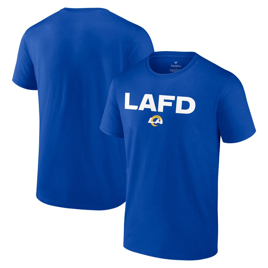 Unisex Los Angeles Rams Royal LAFD T-Shirt - Jersey