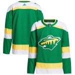 Men's Minnesota Wild  adidas Green 2023/24 Alternate Primegreen Authentic Jersey - Jersey