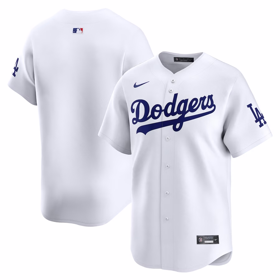 Men's Los Angeles Dodgers Nike White Home Limited Jersey - Jersey