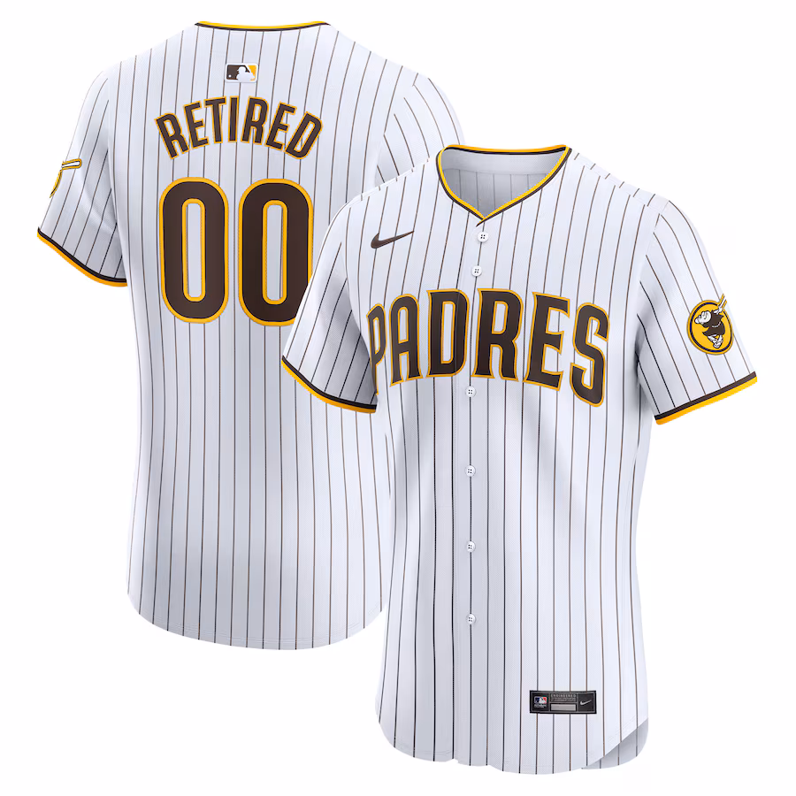 Men's San Diego Padres Nike White Home Elite Pick-A-Player Retired Roster Jersey - Jersey