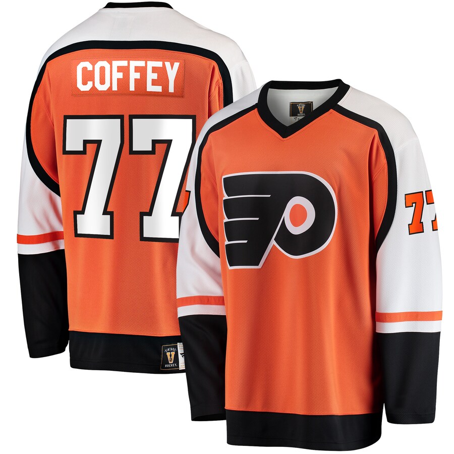 Men's Philadelphia Flyers Paul Coffey Fanatics Branded Orange Premier Breakaway Retired Player Jersey - Jersey