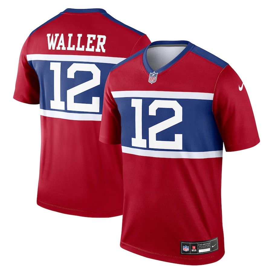 Men's New York Giants Darren Waller Nike Red Alternate Legend Player Performance Top - Jersey