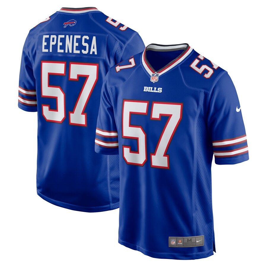 Men's Buffalo Bills A.J. Epenesa Nike Royal Game Player Jersey - Jersey