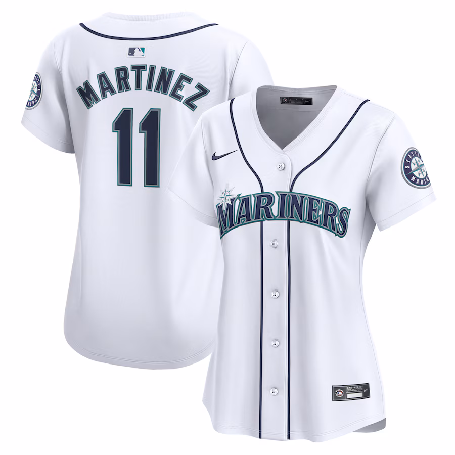 Women's Seattle Mariners Edgar Martinez Nike White Home Limited Player Jersey - Jersey