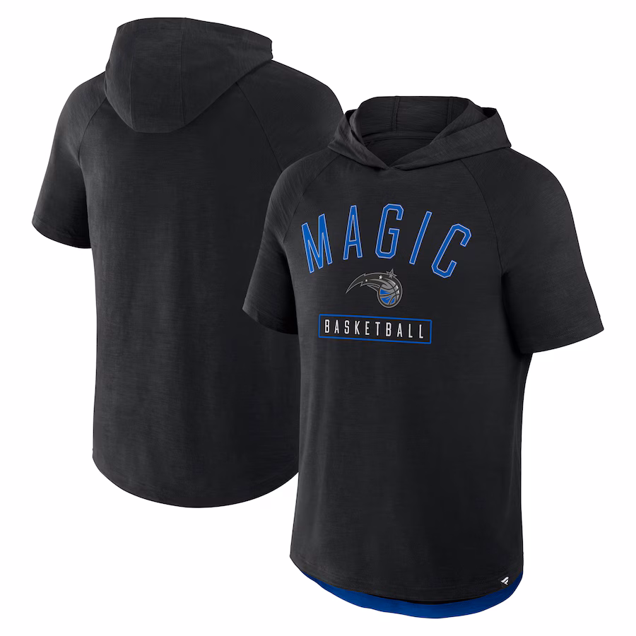 Men's Orlando Magic Fanatics Black Pass Legend Hooded T-Shirt - Jersey
