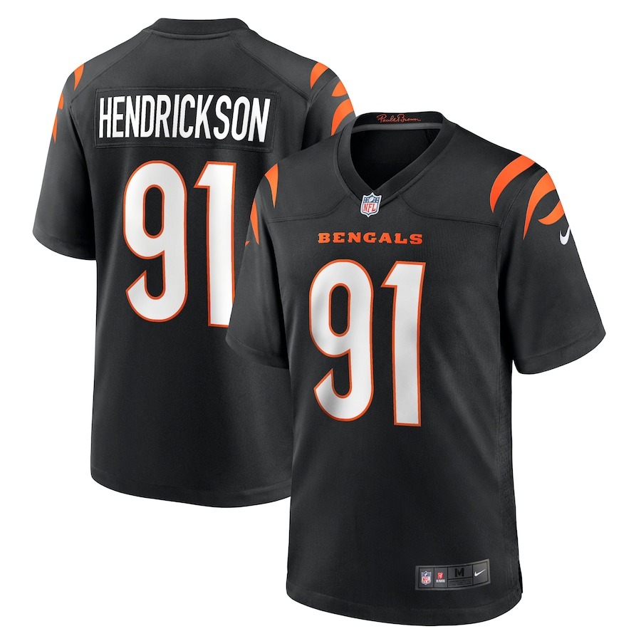 Men's Cincinnati Bengals Trey Hendrickson Nike Black Game Jersey - Jersey