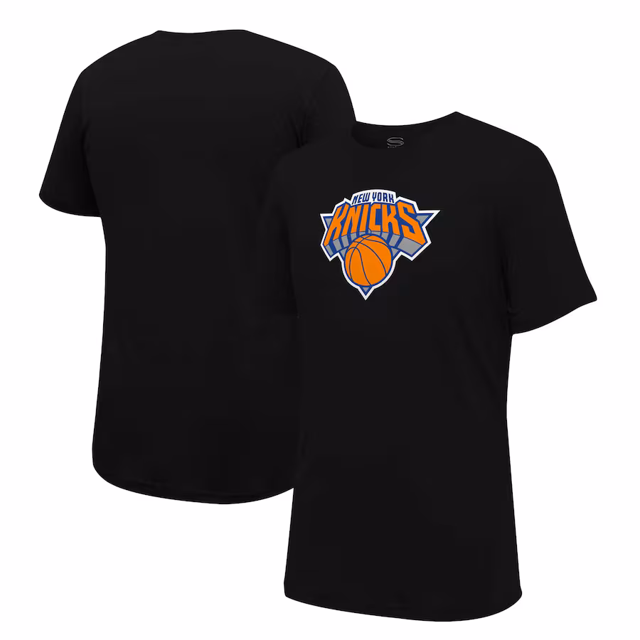 Unisex New York Knicks Stadium Essentials Black Primary Logo T-Shirt - Jersey