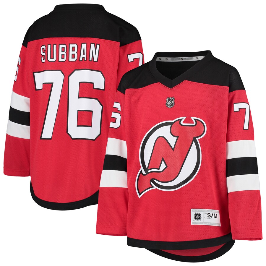 Youth New Jersey Devils P.K. Subban Red Home Player Replica Jersey - Jersey