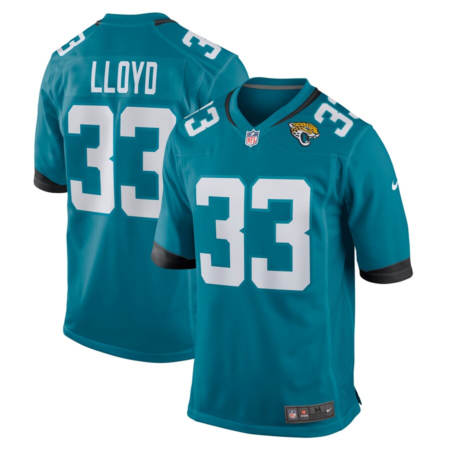 Men's Jacksonville Jaguars Devin Lloyd Nike Teal Player Game Jersey - Jersey