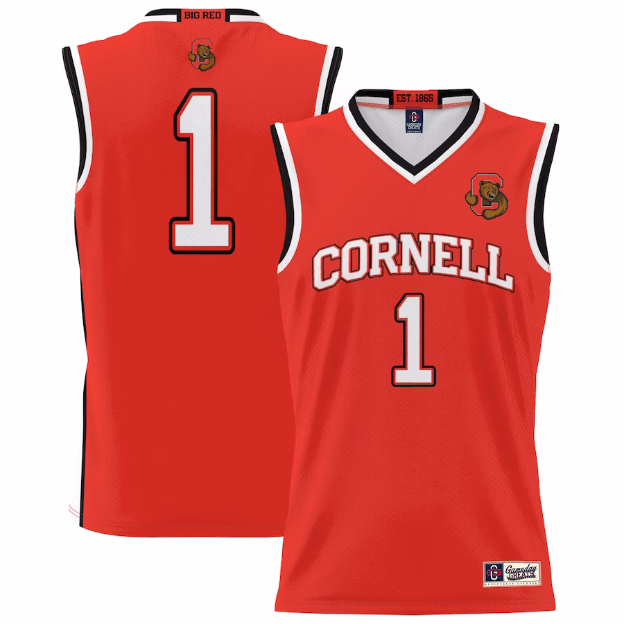 #1 Cornell Big Red GameDay Greats Youth Lightweight Basketball Jersey - Red - Jersey