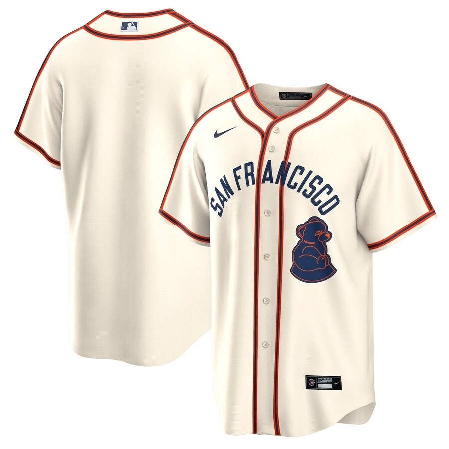 Men's San Francisco Giants  Nike Cream 2024 Rickwood Classic Replica Jersey - Jersey