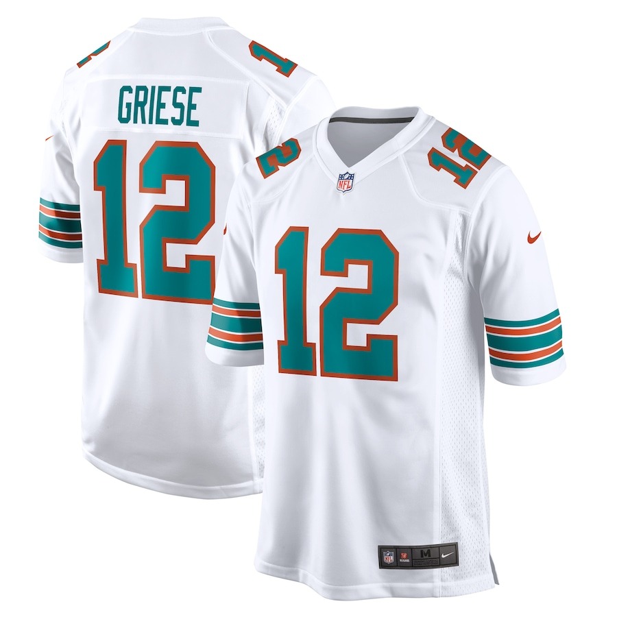 Men's Miami Dolphins Bob Griese Nike White Retired Player Jersey - Jersey