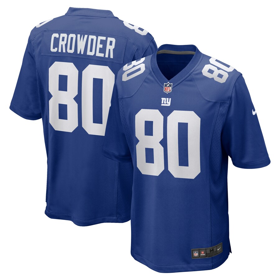 Men's New York Giants Jamison Crowder Nike Royal Game Jersey - Jersey