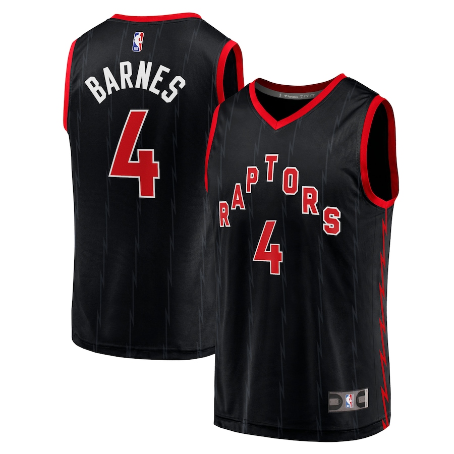 Youth Toronto Raptors Scottie Barnes Fanatics Black Fast Break Player Jersey - Statement Edition - Jersey