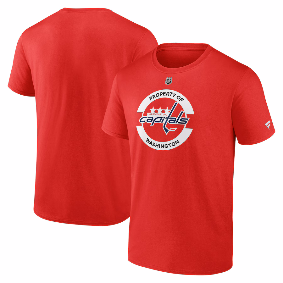 Men's Washington Capitals Fanatics Red Authentic Pro Core Secondary T-Shirt - Jersey