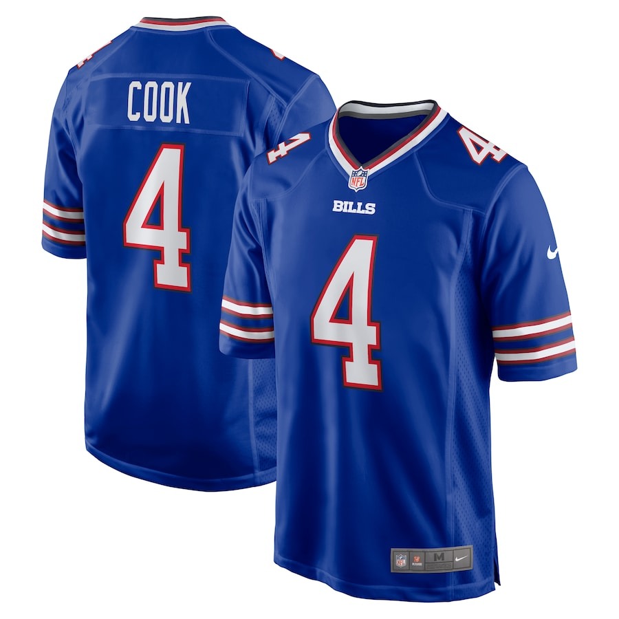 Men's Buffalo Bills James Cook Nike Royal Game Player Jersey - Jersey