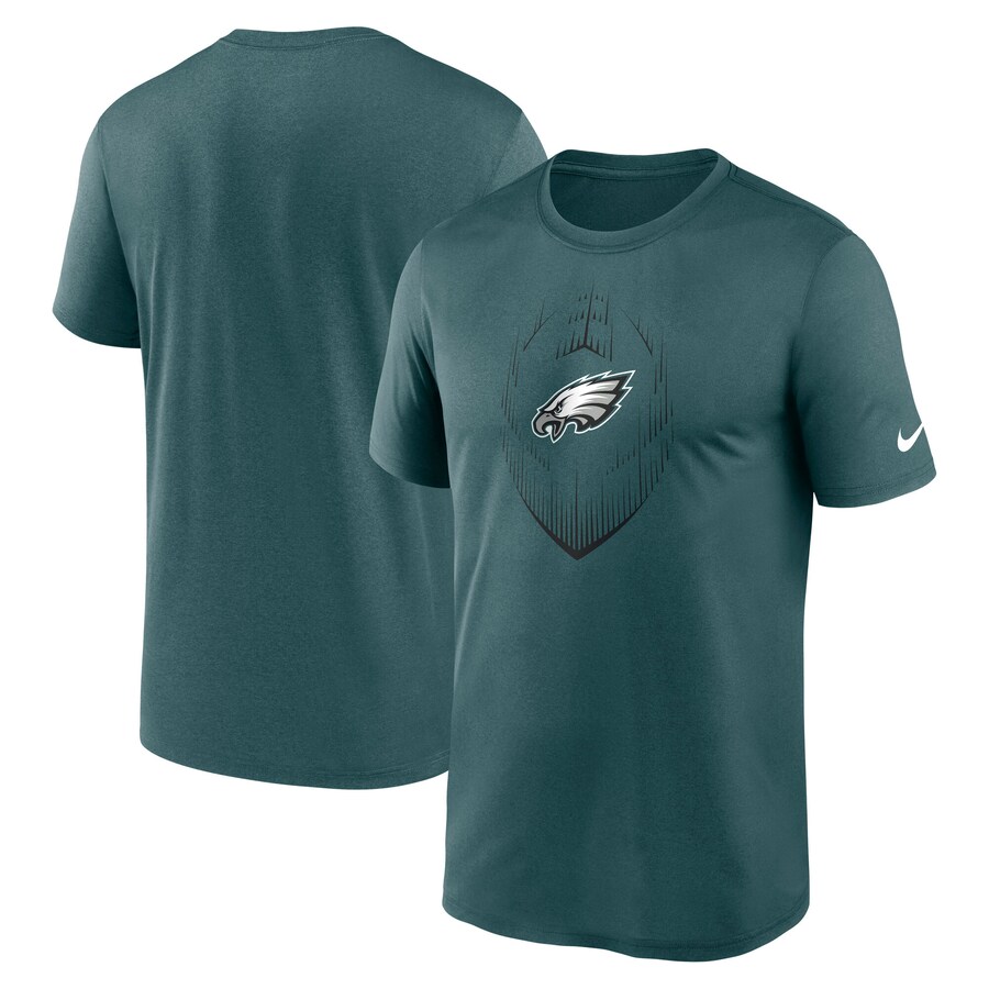 Men's Philadelphia Eagles  Nike Teal Big & Tall Blitz Legend Icon T-Shirt - Jersey