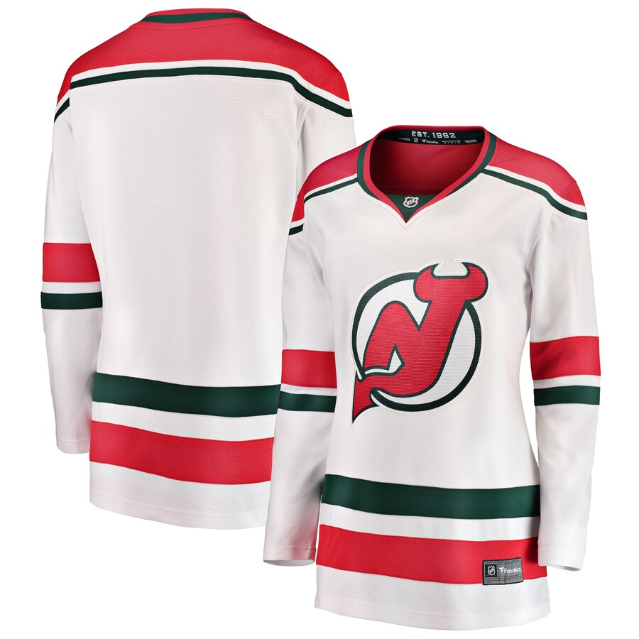 Women's New Jersey Devils Fanatics Branded White Alternate Breakaway Jersey - Jersey