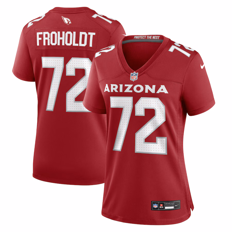 Women's Arizona Cardinals Hjalte Froholdt Nike Cardinal Nike Women's All Player Jersey - Jersey