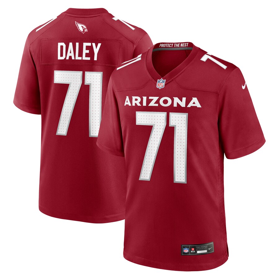 Men's Arizona Cardinals Dennis Daley Nike Cardinal Game Player Jersey - Jersey