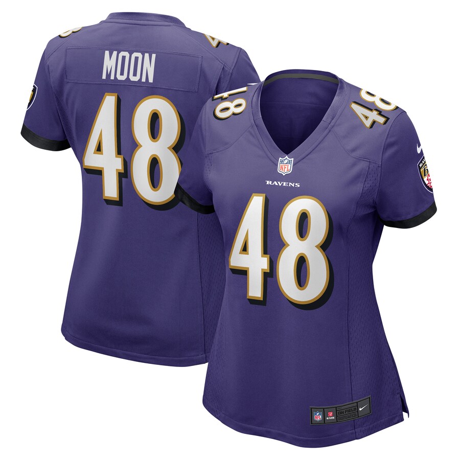 Women's Baltimore Ravens Jeremiah Moon Nike Purple Game Player Jersey - Jersey