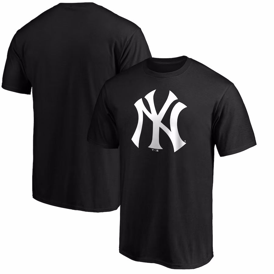Men's New York Yankees Black Primary Logo T-Shirt - Jersey