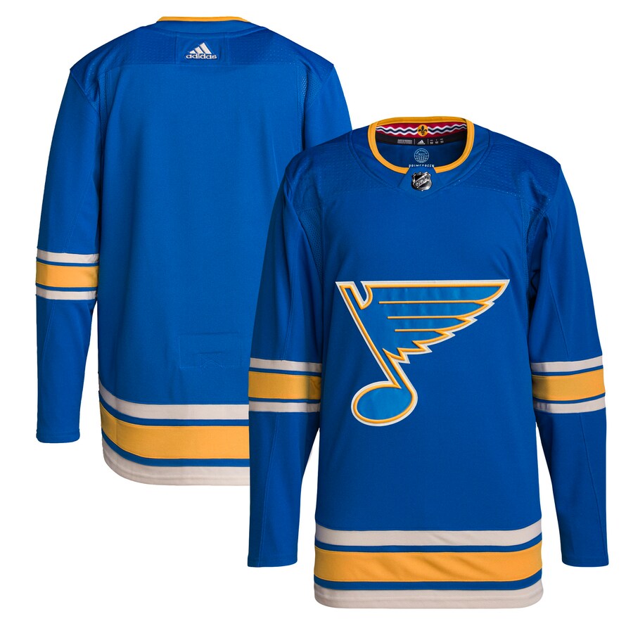 Men's St. Louis Blues adidas Blue Alternate Authentic Pro Jersey - Jersey