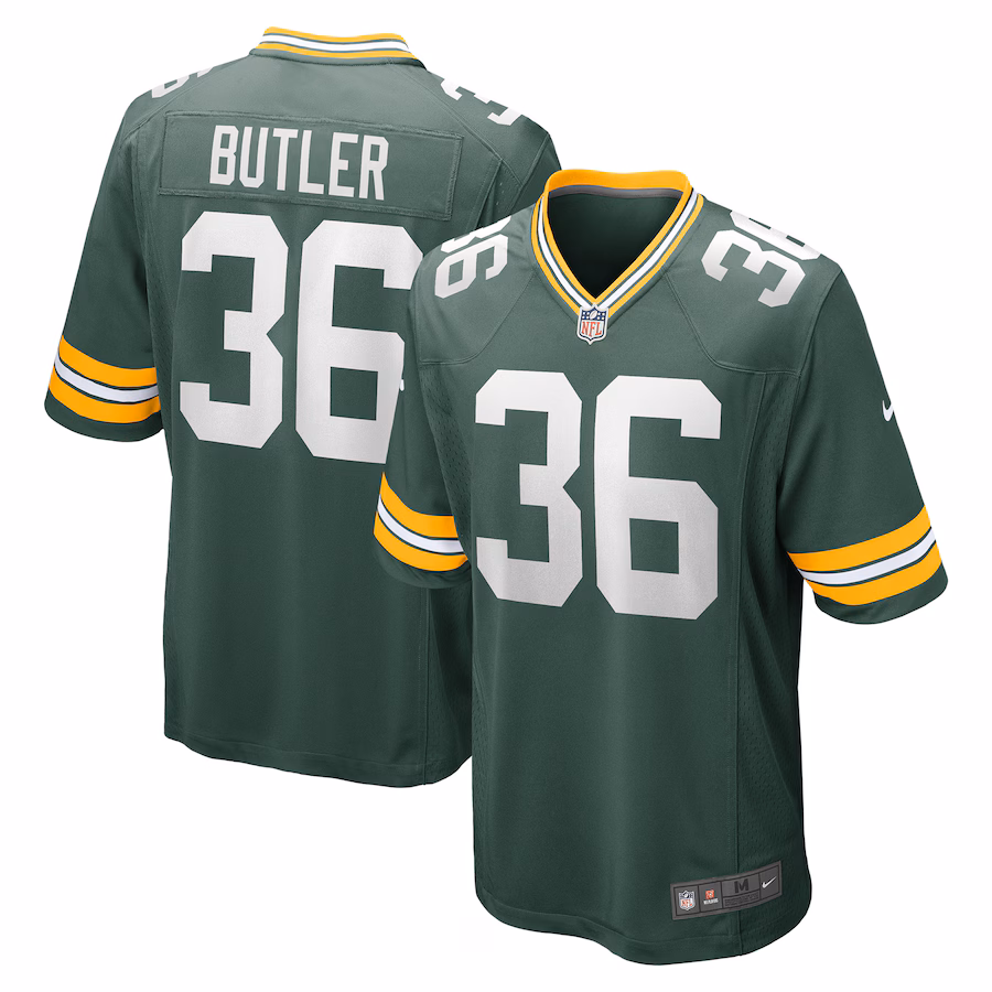 Men's Green Bay Packers LeRoy Butler Nike Green Retired Player Game Jersey - Jersey