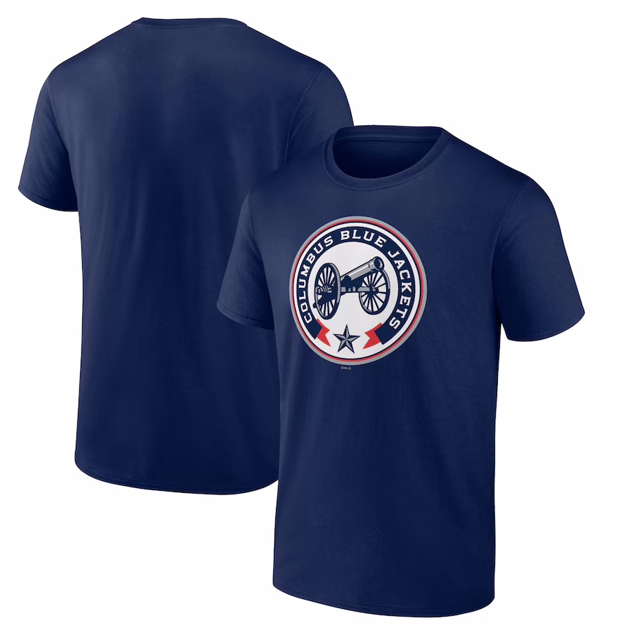 Men's Columbus Blue Jackets Navy Proclamation T-Shirt - Jersey