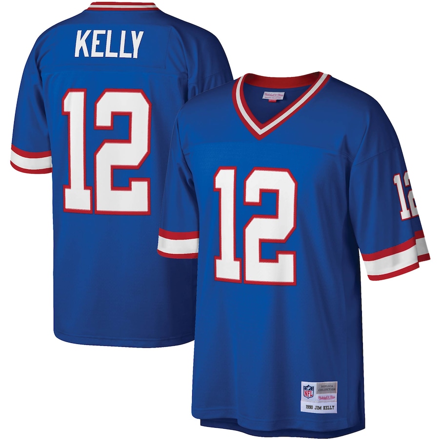 Men's Buffalo Bills Jim Kelly Mitchell & Ness Royal Legacy Replica Jersey - Jersey