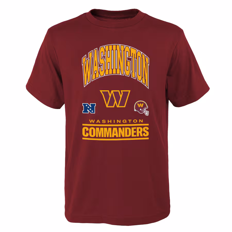 Youth Washington Commanders Burgundy Official Business T-Shirt - Jersey