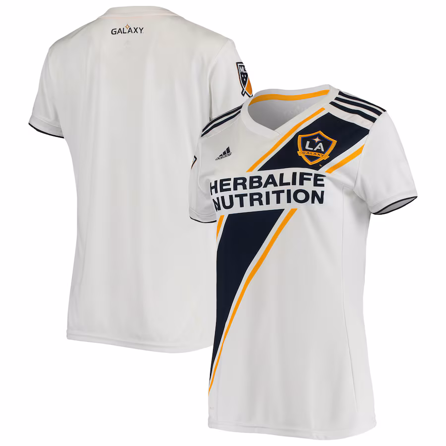 Women's LA Galaxy adidas White 2018 Replica Home Jersey - Jersey