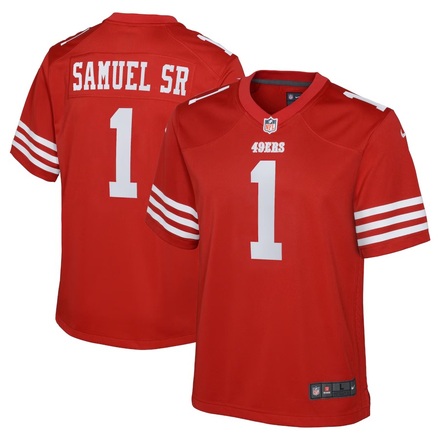 Youth San Francisco 49ers Deebo Samuel Sr Nike Scarlet Game Player Jersey - Jersey