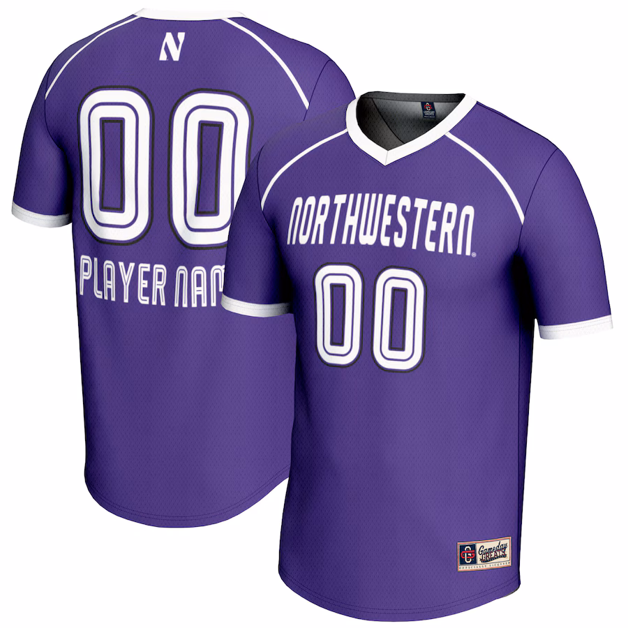 Northwestern Wildcats GameDay Greats Unisex NIL Pick-A-Player Women's Lacrosse Lightweight Jersey - Purple - Jersey