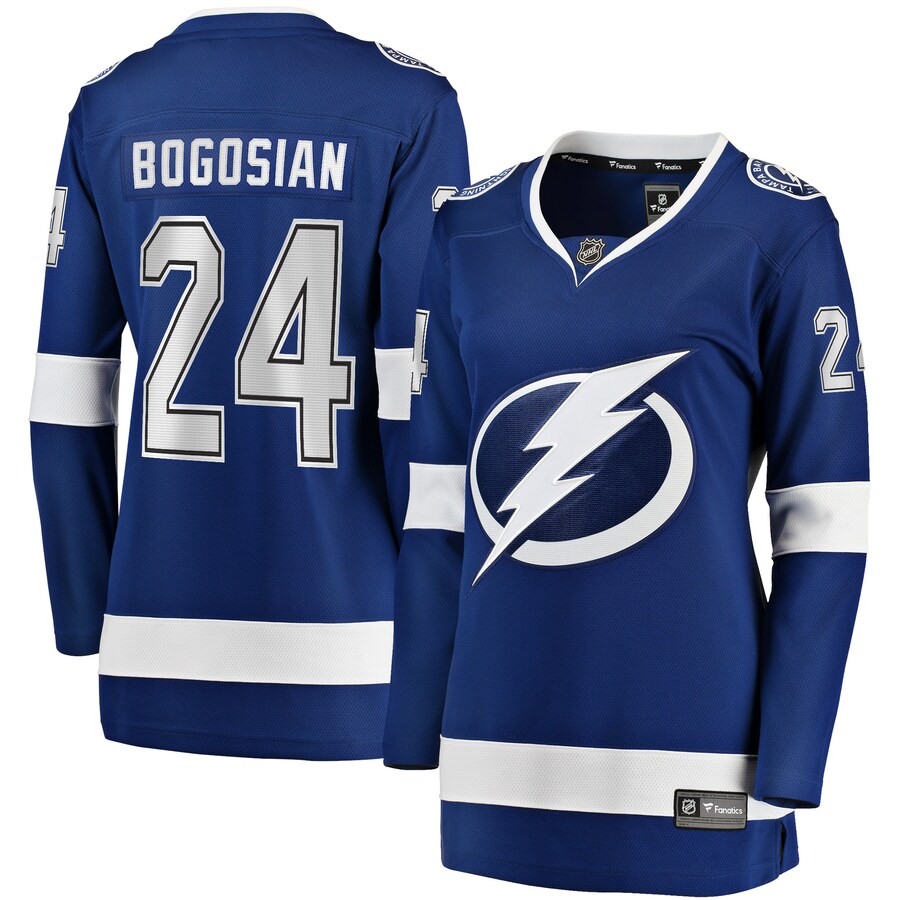 Women's Tampa Bay Lightning Zach Bogosian Fanatics Branded Blue Home Breakaway Player Jersey - Jersey