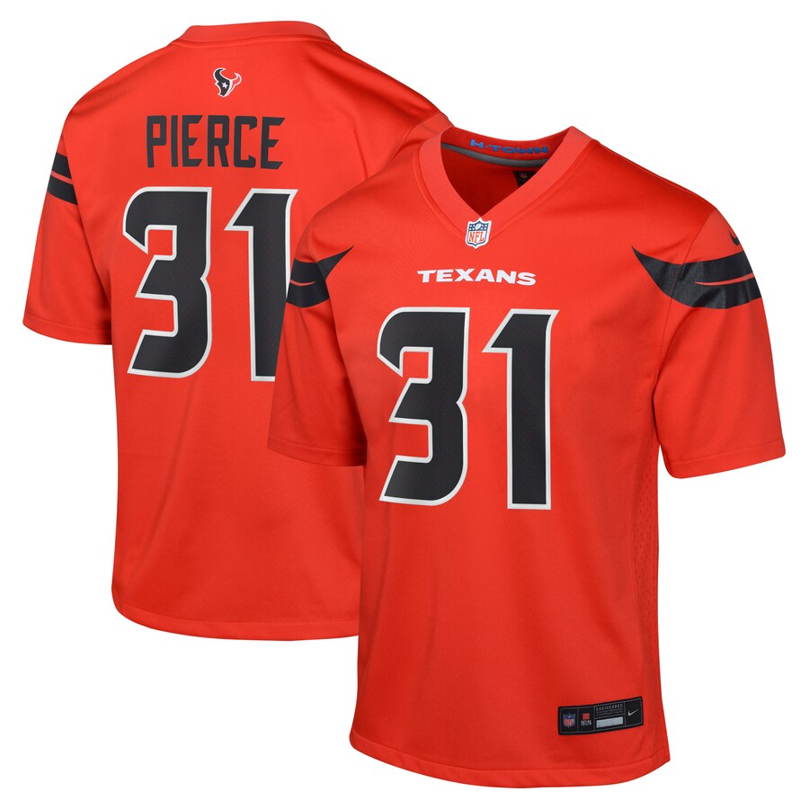 Youth Houston Texans Dameon Pierce Nike Red Alternate Game Jersey - Jersey