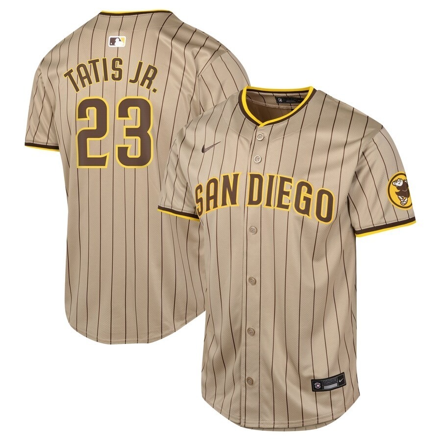 Youth San Diego Padres Fernando Tatis Jr. Nike Sand Alternate Limited Player Jersey - Jersey