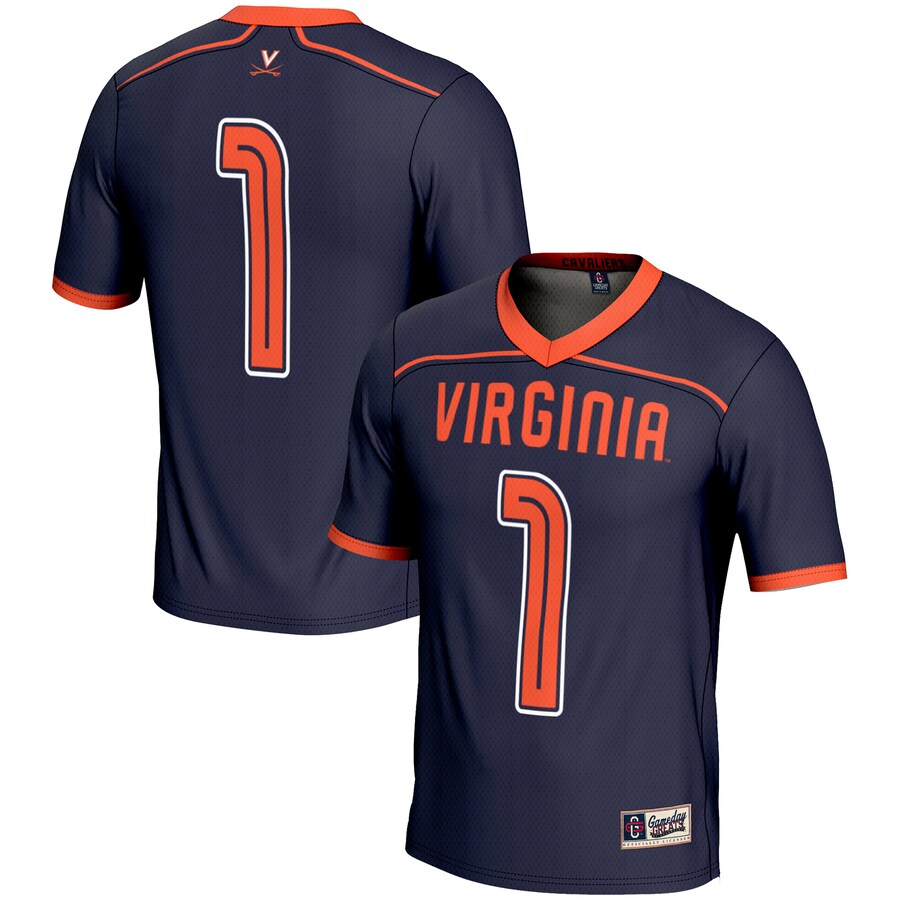 Men's GameDay Greats #1 Navy Virginia Cavaliers Lightweight Lacrosse Jersey - Jersey