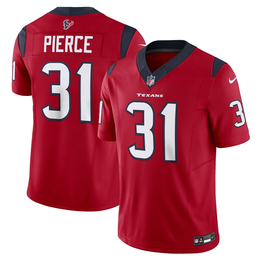 Men's Houston Texans Dameon Pierce Nike Red Vapor F.U.S.E. Limited Jersey - Jersey