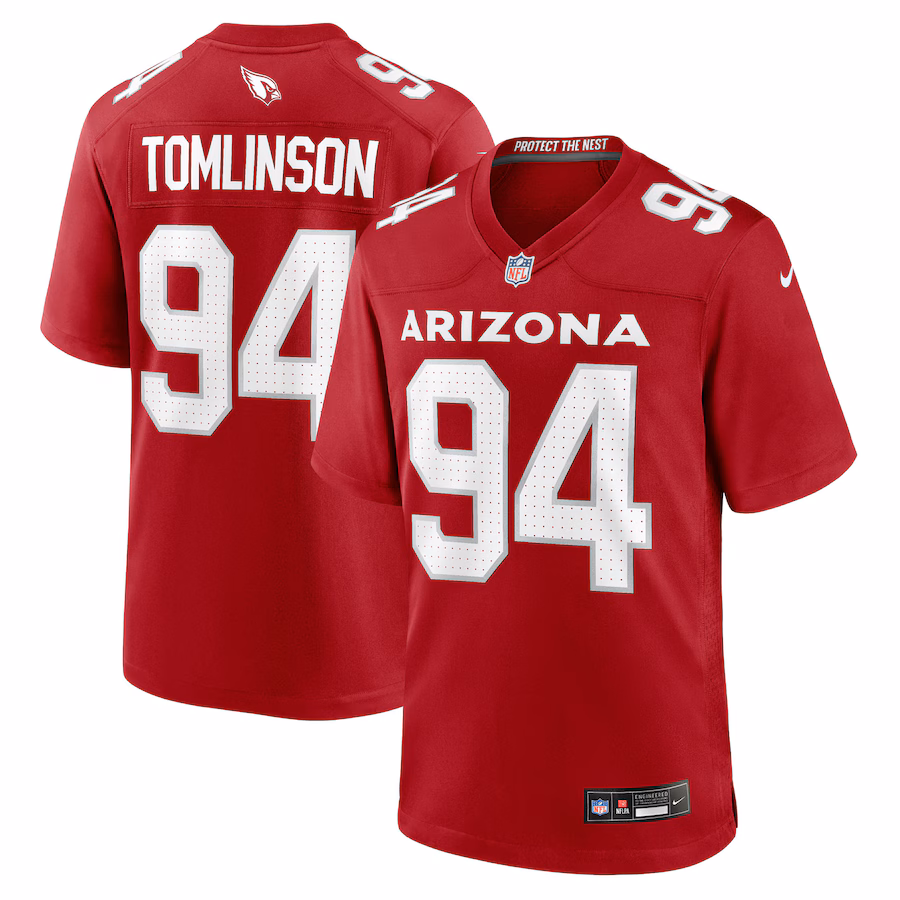 Men's Arizona Cardinals Dalvin Tomlinson Nike Cardinal Team Game Jersey - Jersey