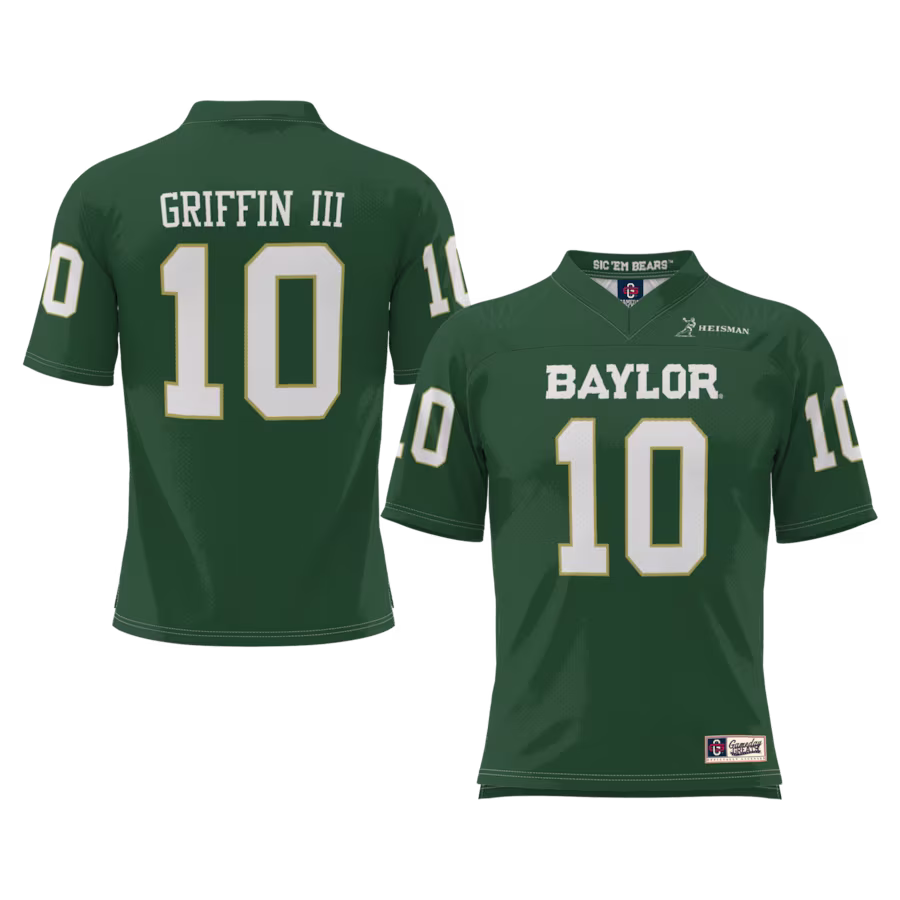 Robert Griffin III Baylor Bears GameDay Greats Youth Heisman Football Jersey - Green - Jersey