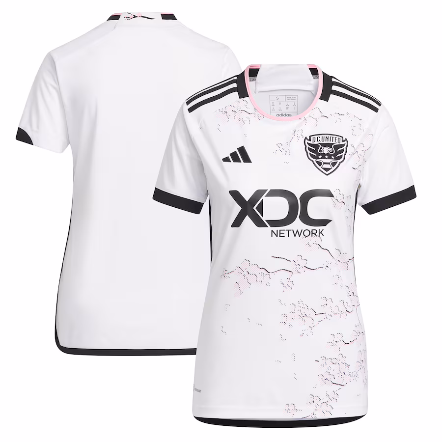 Women's D.C. United adidas White 2023 The Cherry Blossom Kit Replica Jersey - Jersey
