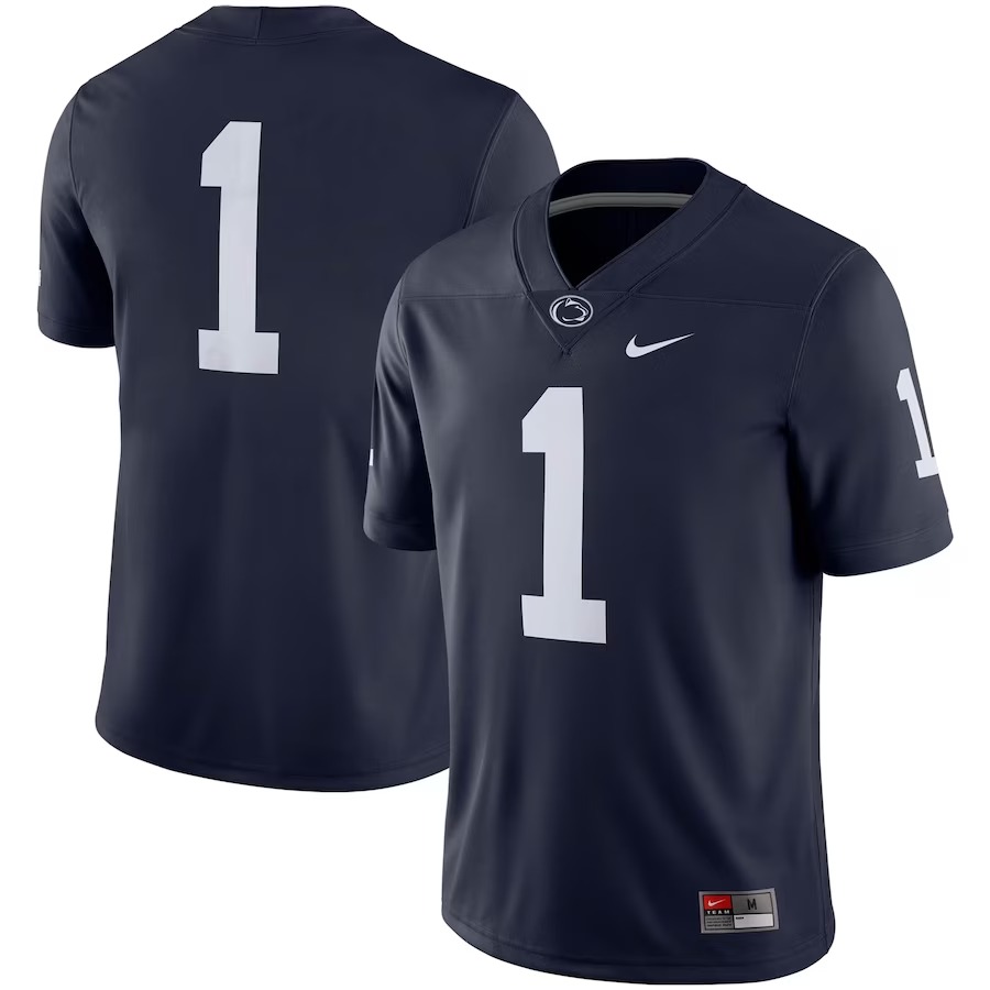 #1 Penn State Nittany Lions Nike Team Game Jersey - Navy - Jersey