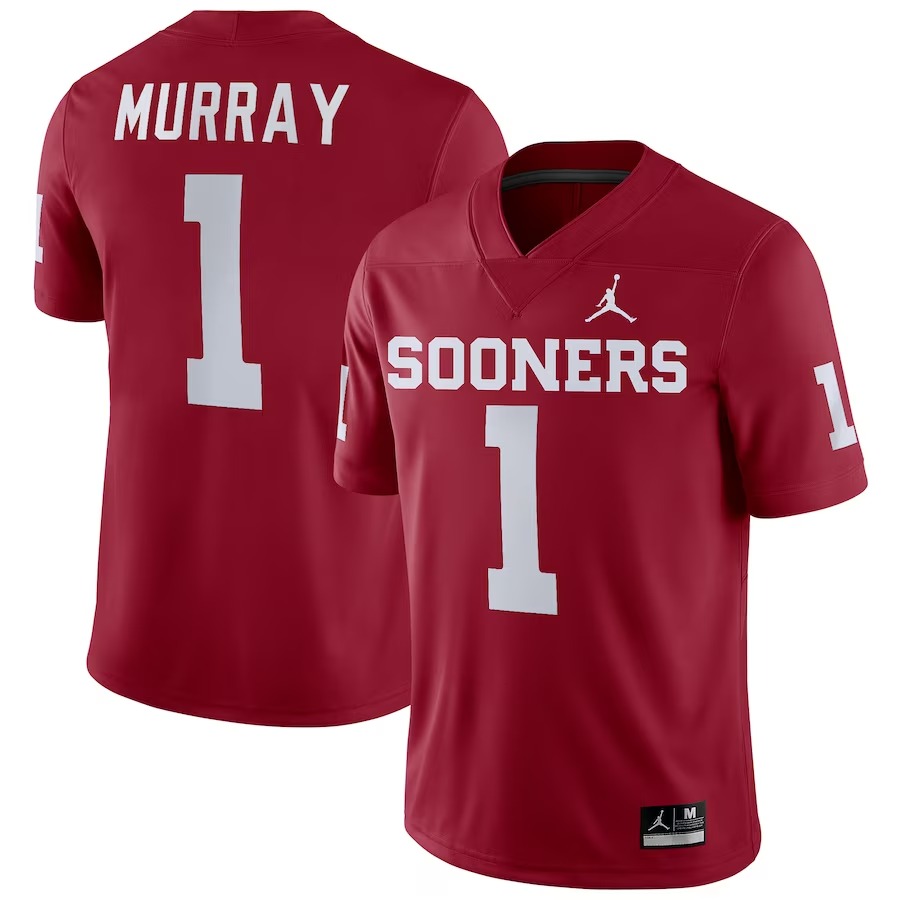 Kyler Murray Oklahoma Sooners Jordan Brand Player Game Jersey - Crimson - Jersey