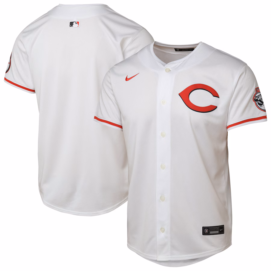 Youth Cincinnati Reds White Alternate 2 Limited Jersey - Jersey