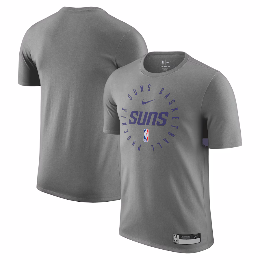 Men's Phoenix Suns Nike Gray 2024/25 Legend On-Court Practice Performance T-Shirt - Jersey