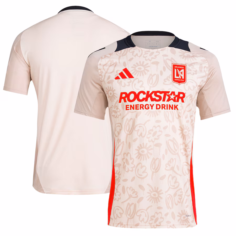 Men's LAFC adidas Brown 2024 One Planet Pre-Match Top - Jersey