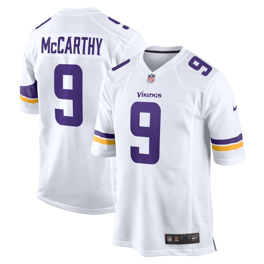 Men's Minnesota Vikings J.J. McCarthy Nike  White Game Jersey - Jersey