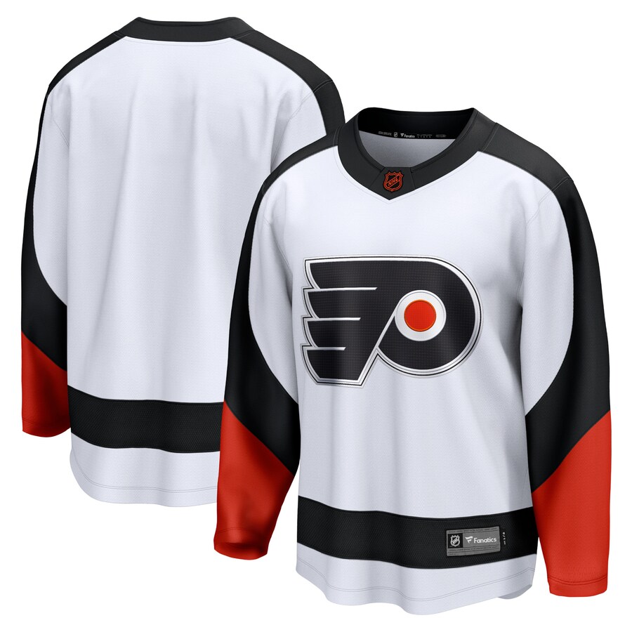 Men's Philadelphia Flyers Fanatics Branded White Special Edition 2.0 Breakaway Blank Jersey - Jersey